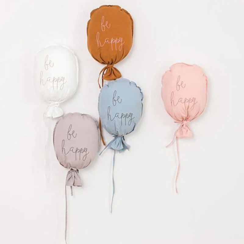 

Balloon Wall Hanging Ornaments Cotton Cartoon Kids Pillow Nordic Style Room Hanging Decorations Baby Bedroom Decor Home Decor