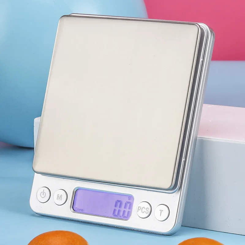 

Kitchen Baking Scale Coffeemaker Scale Stainless Steel Electronic Scale 3KG/0.1g Balance Digital Food Measuring Multi-Function