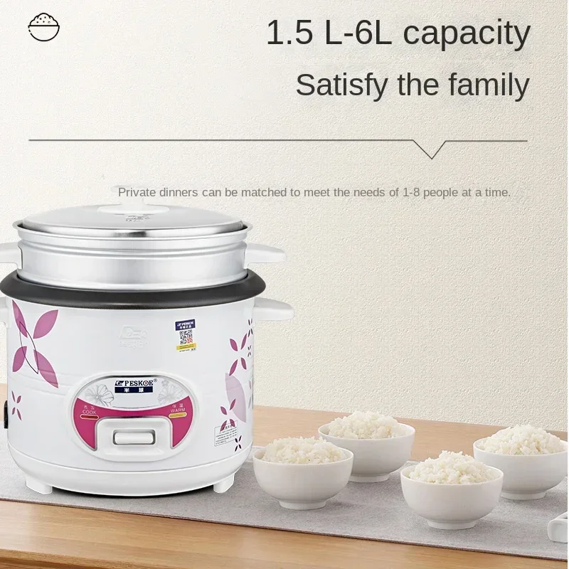 Effortless Cooking with our Semi-spherical Rice Cooker - Mini Multi-function for 2-3 people 3-4L Steamer 220V