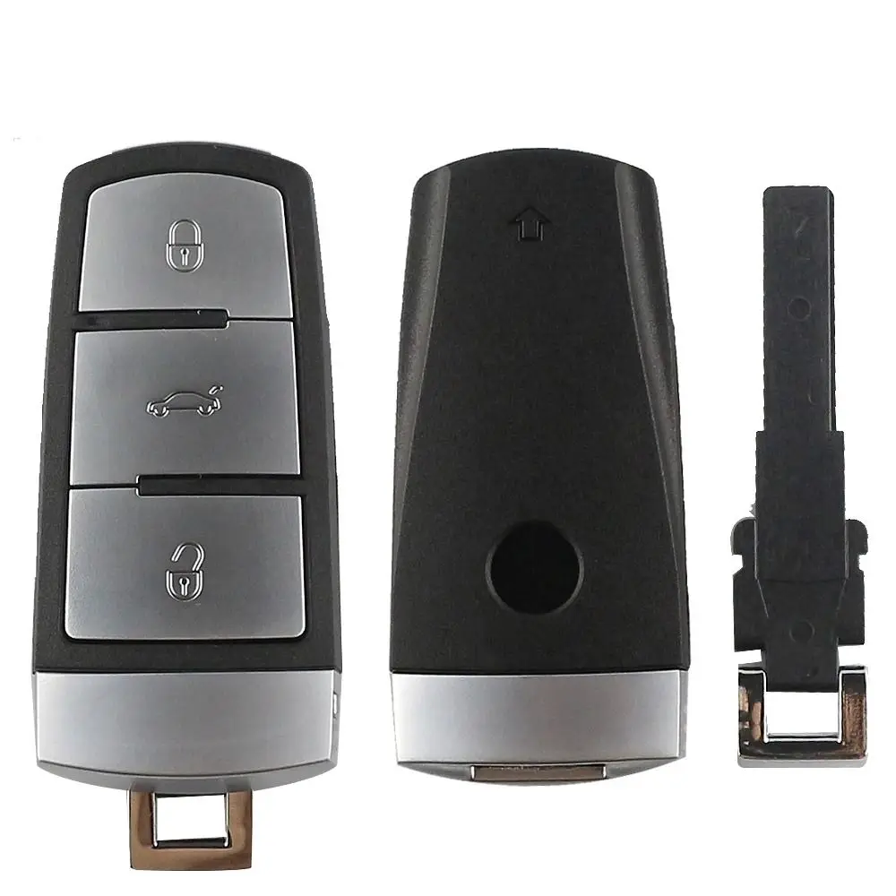 Корпус Дистанционного Ключа С 3/4-кнопками Для Volkswagen Vw Passat Cc B6 B7 B7l 3c R36 Maogotan B5 -