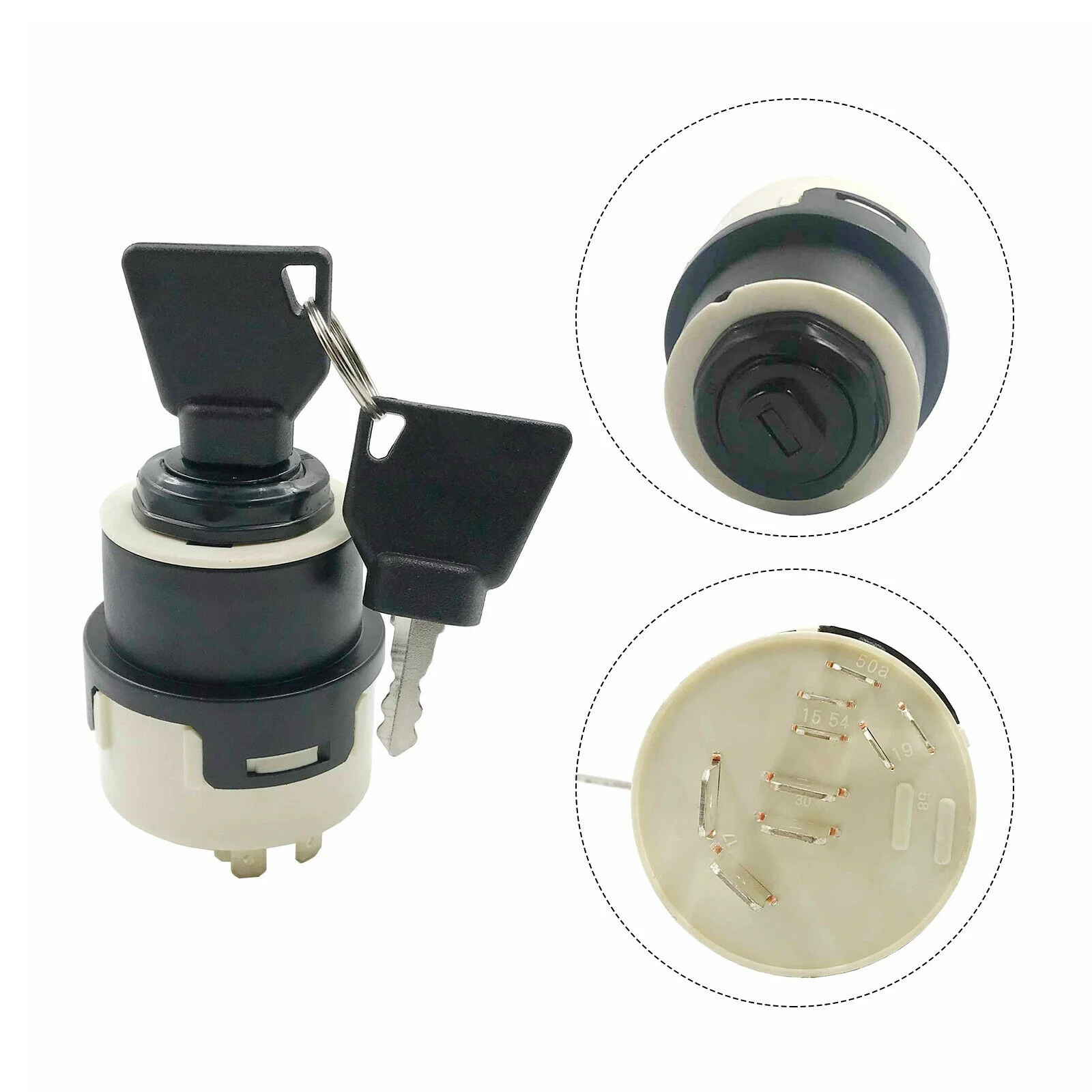 Переключатель зажигания для JCB Holland 3CX 4CX 701/80184 50988 JCB200 JCB220 701/45500 2STE