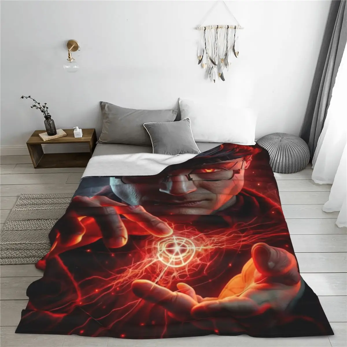 Magic Boy Blanket Harryed Pottered Super Warm Funny Plush Throw For Living Room Camping Flannel Bedspread Bed Cover