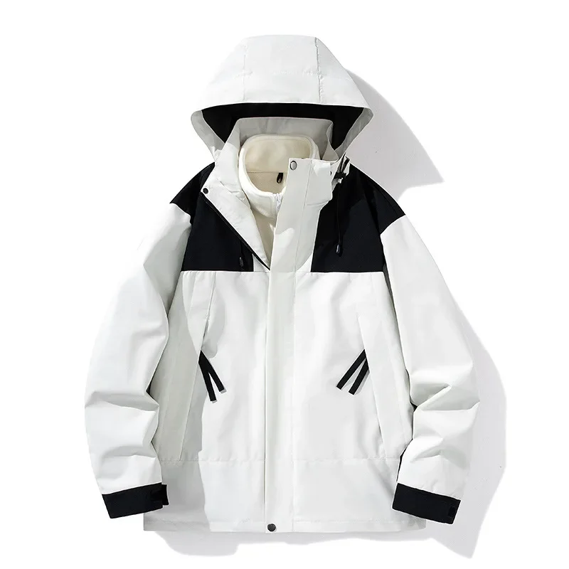 2024 осенняя уличная куртка комплект из 2 предметов мужская модная повседневная