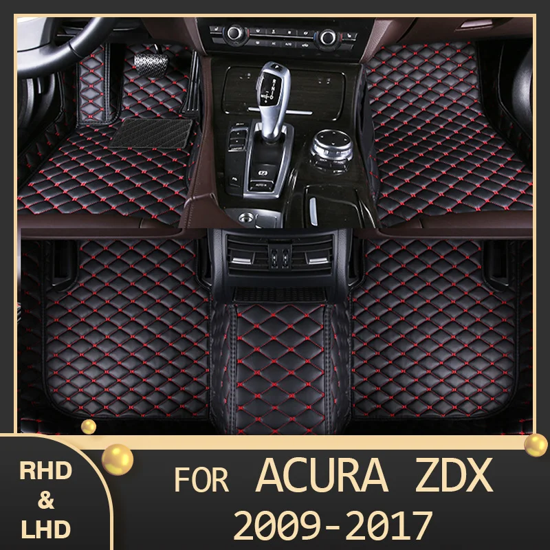 

MIDOON Car floor mats for Acura ZDX 2009 2010 2011 2012 2013 2014 2015 2016 2017 Custom auto foot Pads automobile carpet cover P