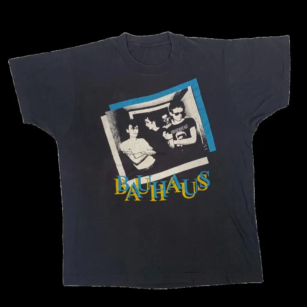 Винтажная футболка для группы Bauhaus |