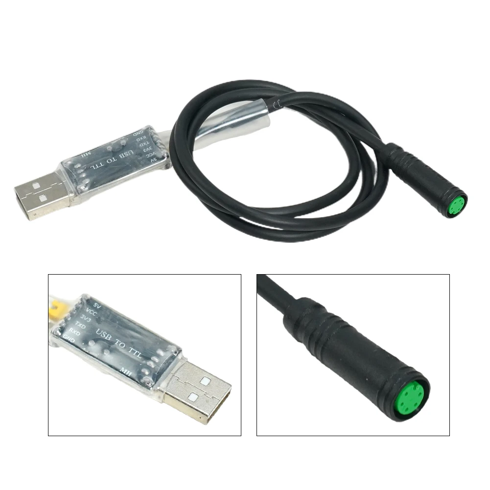 

For PC Bafang Programming 5Pin USB Cable For BBS01 BBS02 BBSHD Mid Drive Central Motor Programming Line Electric Bike Kit Part