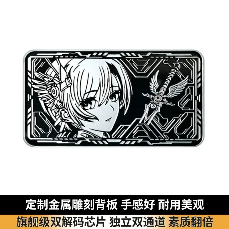 Фото Портативный ЦАП-усилитель YUNJI Lingyun Sword с двумя чипами 43198, цифровой декодер HiFi с DSP, приложение, аудиоусилитель Type-C для наушников, подарки №4