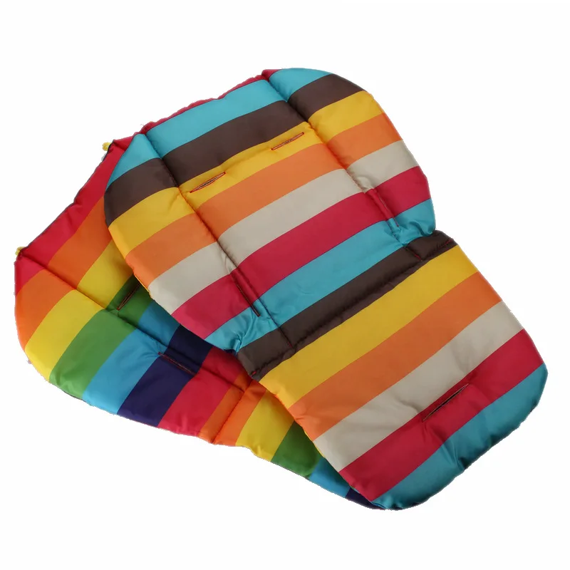 

Thickened Rainbow Stroller Cotton Pad Stroller Cotton Pad Dining Chair Universal Cushion