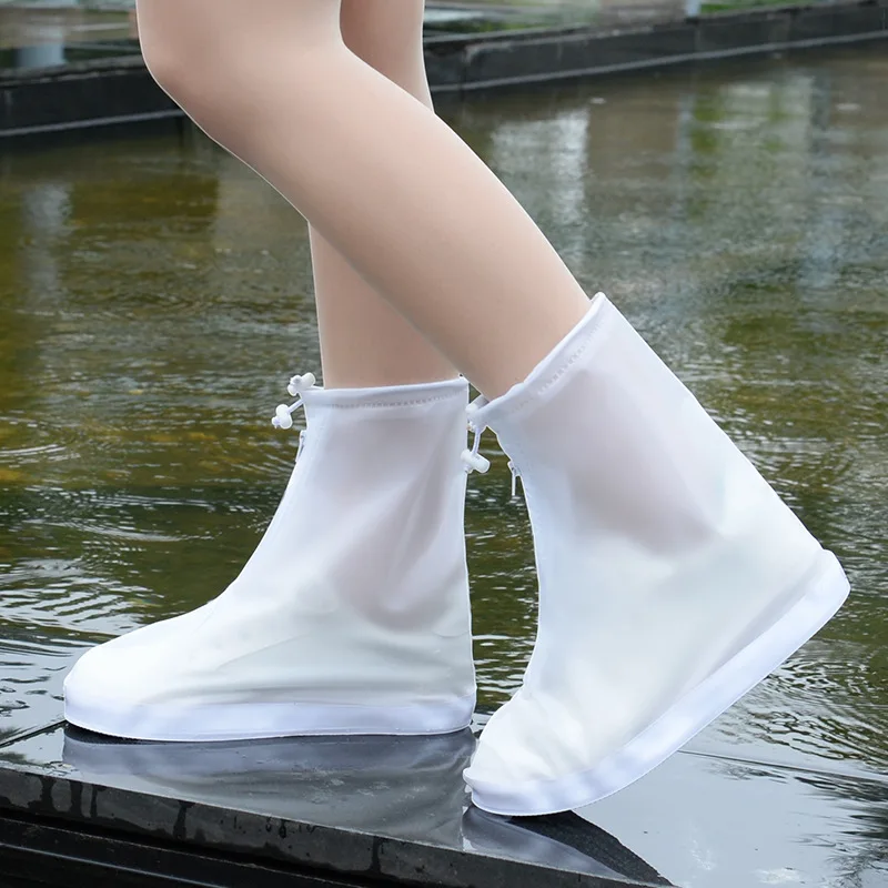 

New Outdoor Waterproof Shoe Cover Silicone Material Unisex Shoes Protector Rain Boots for Outdoor Rainy Days Dust-proof Non-slip