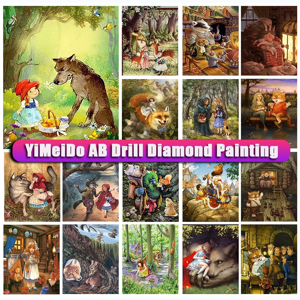 

Сумка YiMeido на молнии 5D AB, алмазная живопись, девушка, искусство, картина, мозаика, вышивка крестиком, алмазная вышивка, мультфильм