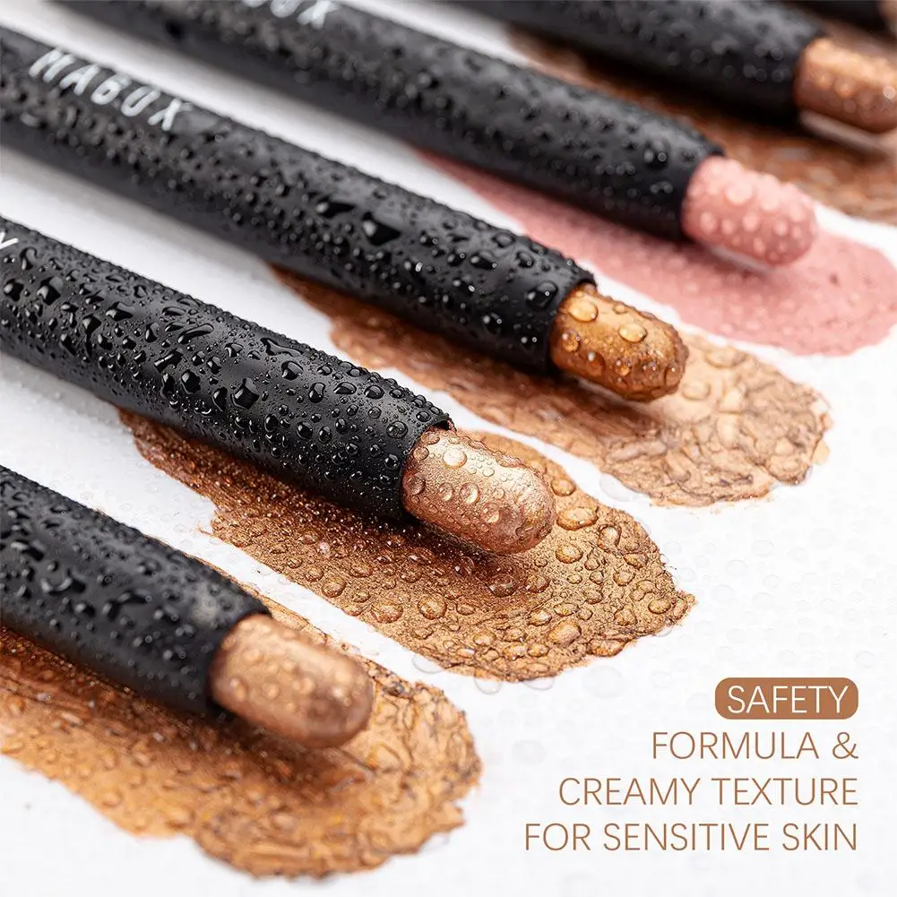 

Double End Glitter Eye shadow Stick Pencil Eyeshadow Eyebrow Waterproof Highlighter Base Primer Makeup Shimmer P1A9