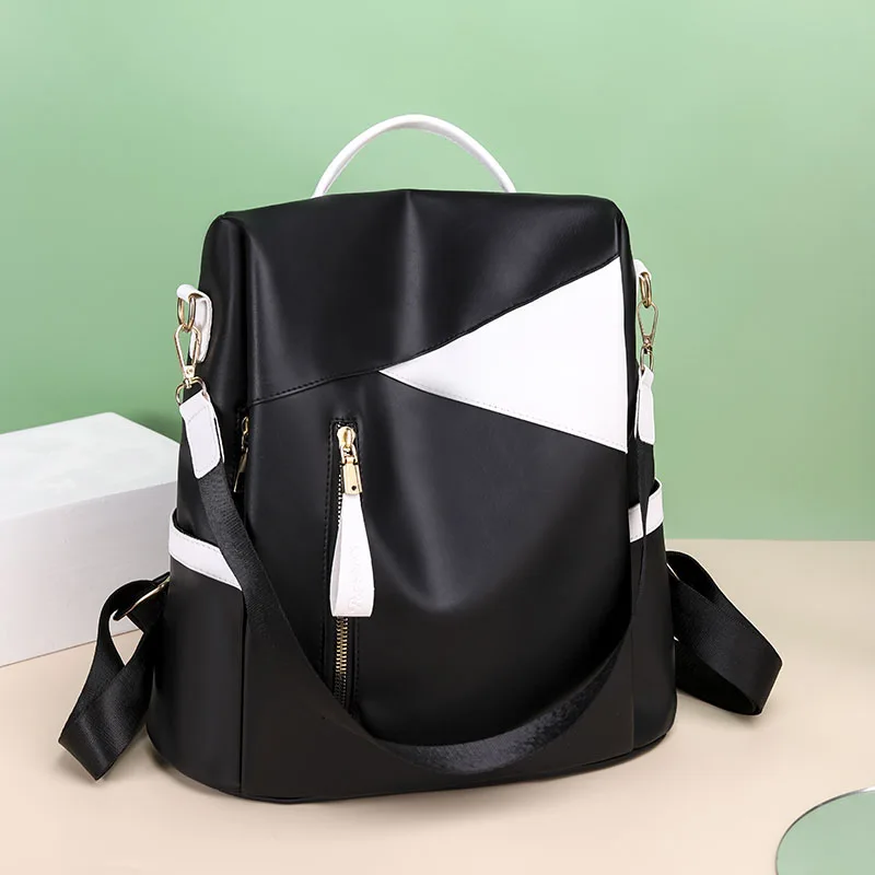 

Женская простая вместительная многофункциональная сумка через плечо из искусственной кожи, школьная сумка для девочек, дизайнерский женск...