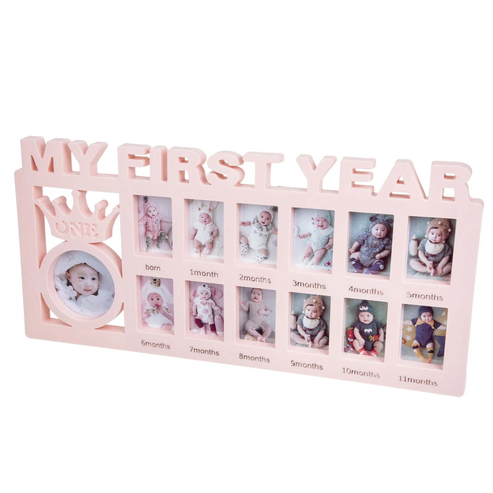 

Frame Baby Photo Picture First Year Growth Keepsake Newborn Infant Holder Gift Month Milestone Album S Essentials Girl My Gifts