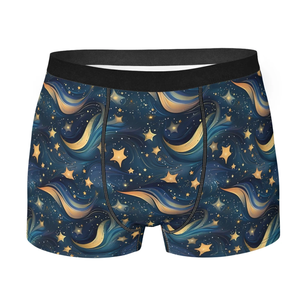 

Stars in the Night Sky The Stars Underpants Homme Panties Male Underwear Sexy Shorts Boxer Briefs
