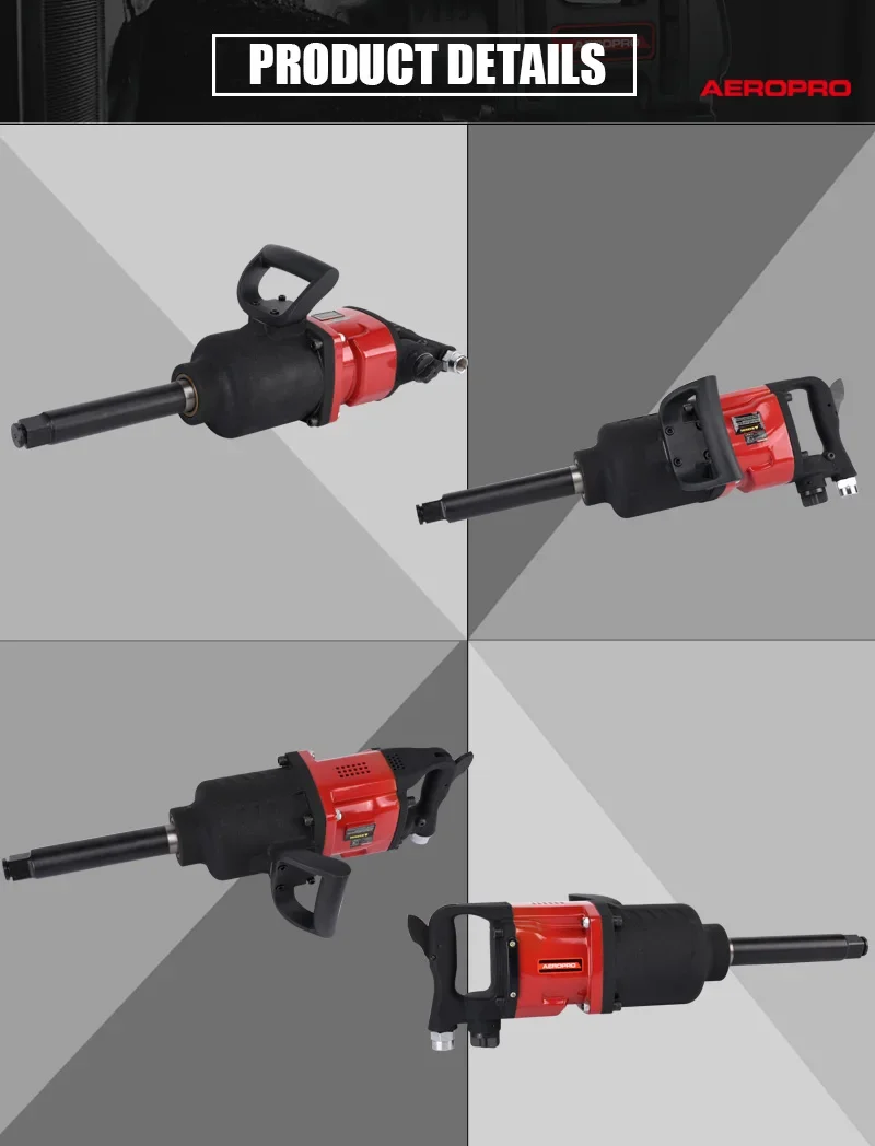 Aeropro AP7488 Пневматический ударный гайковерт 1 дюйм ключ Инструменты для ремонта шин