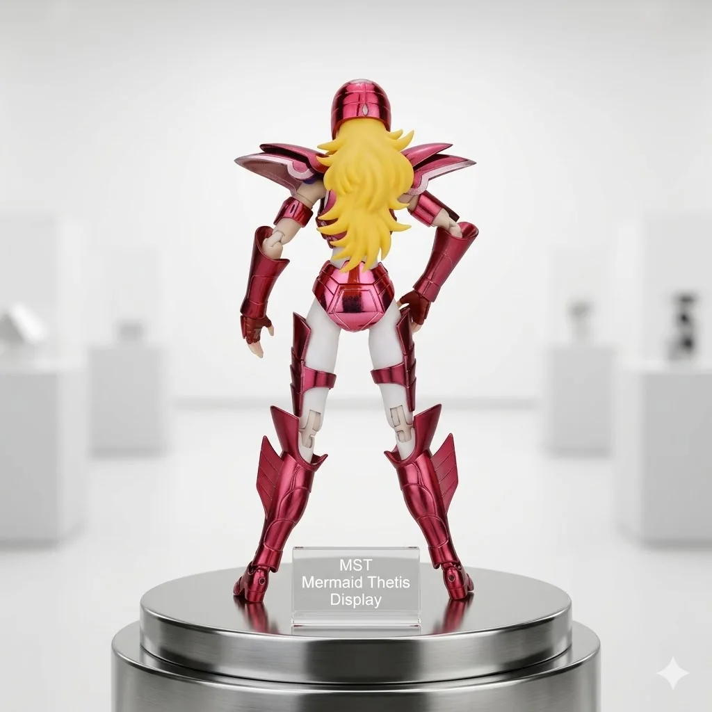 Фото В наличии: Коллекционная фигурка Saint Seiya MST Mermaid Thetis Poseidon Chapter Myth Cloth EX, металлическая, литая под давлением, в доспехах, игрушка-фигурка №2