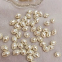 100pcs baroque shaped pearls abs imitation pearls loose beads for diy brooch earring necklace jewelry accessories