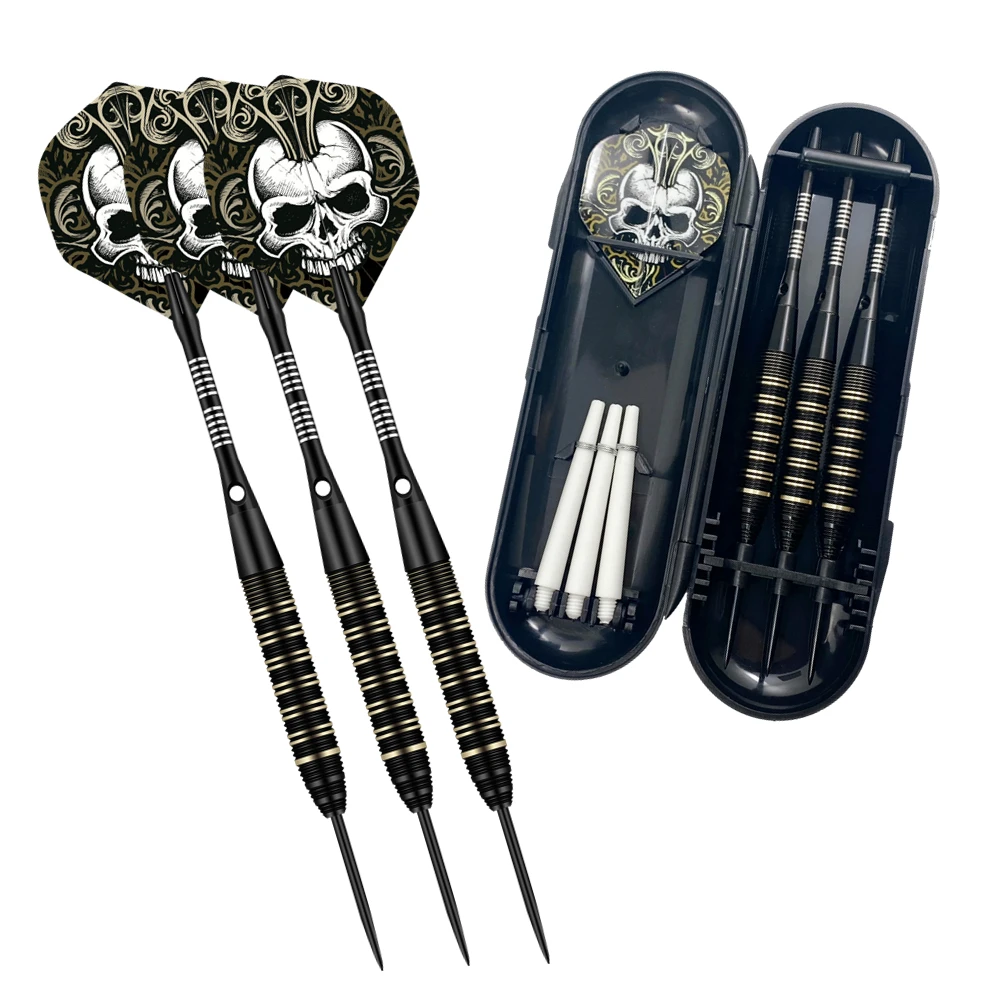 Профессиональные Дартс Archer 22 грамма стальной наконечник набор черных латунных