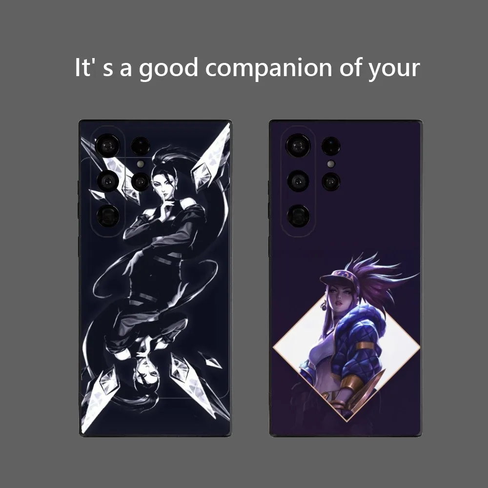 Чехол для телефона Game L-LOL Arcane Kai'Sa Samsung Galaxy S25 Ultra S22 S23 S24 S21 S20 5G Защитный мягкий
