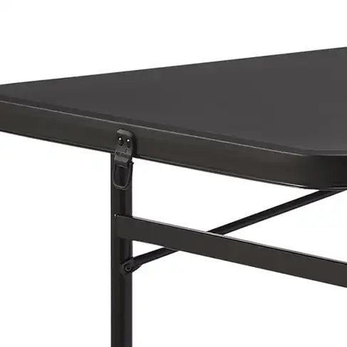 

Foot Bi-Fold Plastic Folding Table, Black