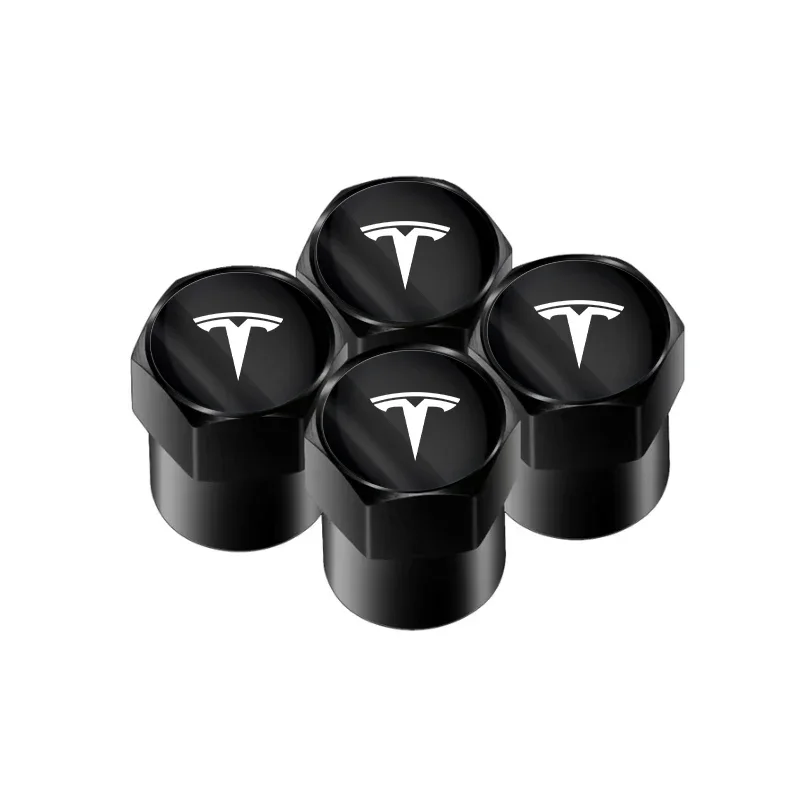 4 шт. колпачки для автомобильных шин, эмблема, металлическая крышка, чехол, аксессуары, Стайлинг автомобиля для Tesla Model 3 2022 Y X S Cc3 Cybertruck 2021 Y Juguete