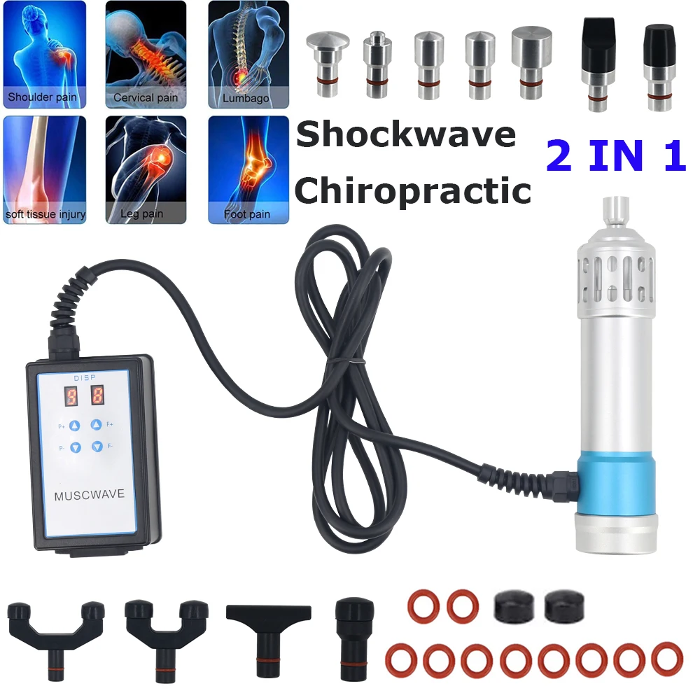 

Extracorporeal 2in1 Physiotherapy Shock Wave Chiropractic Tools ED Erectile Dysfunction Pain Removal Shockwave Therapy Machine