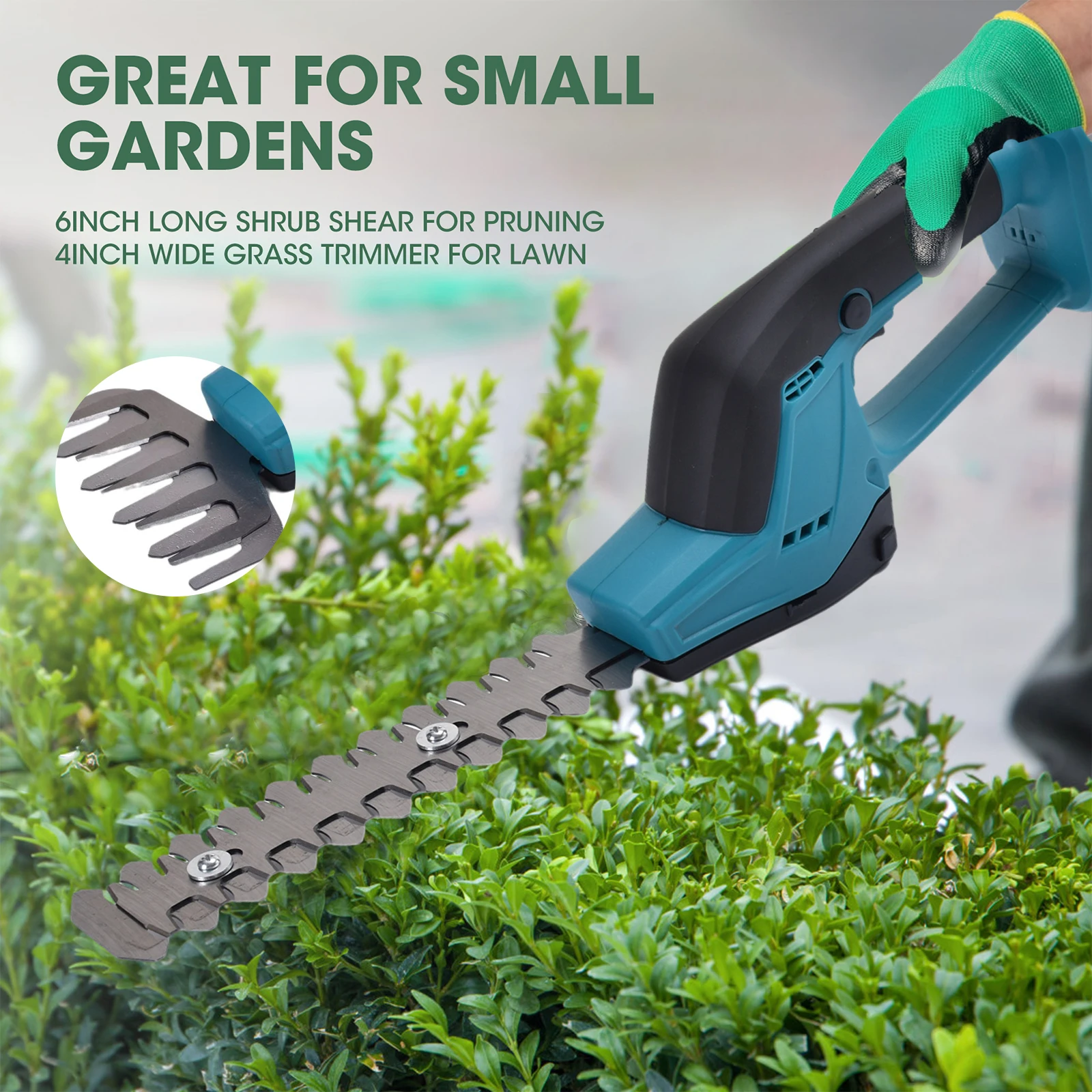 Electric Grass Trimmer Pruning Saw Shrub Shear Hedger Power Tools For Makita 18v Battery