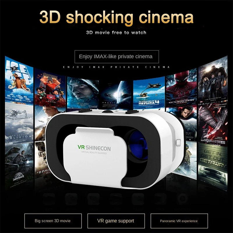 3d-гарнитура виртуальной реальности умные очки шлем для iPhone смартфонов Android линзы