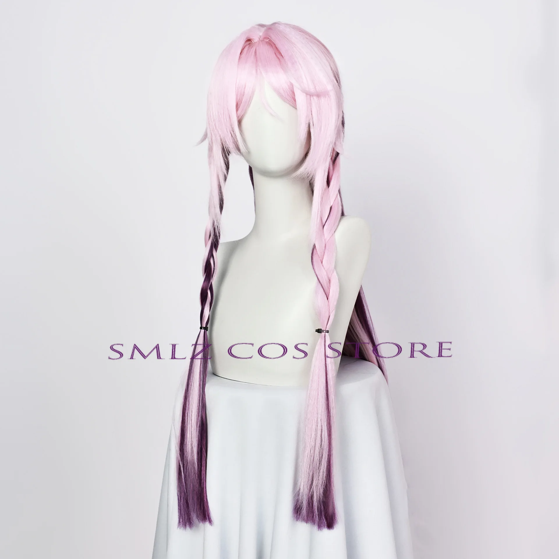 Citlali Косплей Парик Игра Genshin Impact Cos Розовый Фиолетовый Жареное Тесто Твисты Citlé