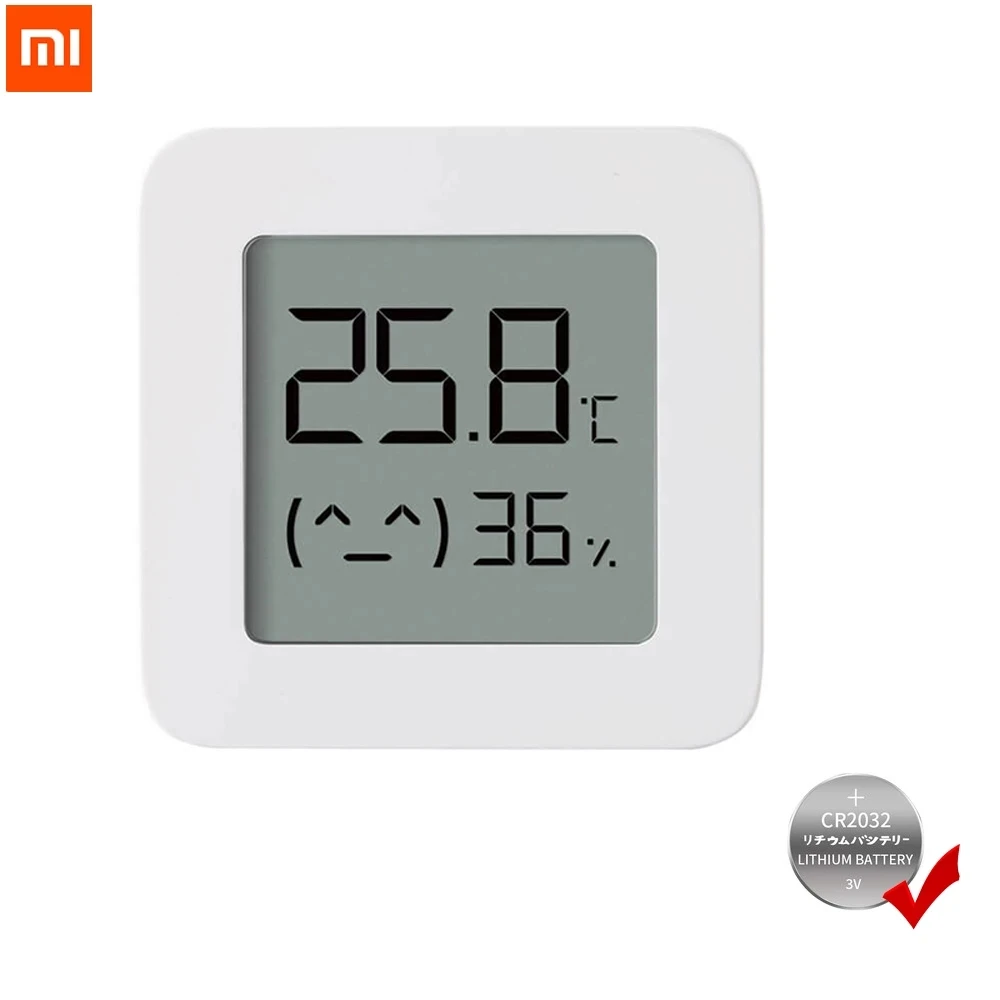 XIAOMI Mijia Bluetooth Thermometer 2 Wireless Smart Electric Digital Hygrometer Work with Built-in Battery | Инструменты