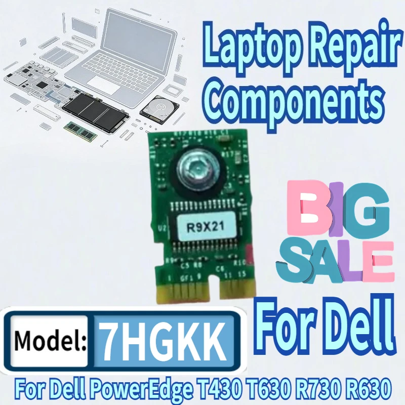 Фото Для Dell PowerEdge T430 T630 R730 R630: Модуль надежной платформы (TPM) 1.2, карта шифрования 7HGKK 4DP35 M48YR R9X21 №1