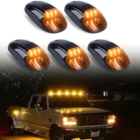 5x cab roof top marker running car led lights lamp black smoked lens bulbs signal cabus for truck suv 4x4 9 room car accessories