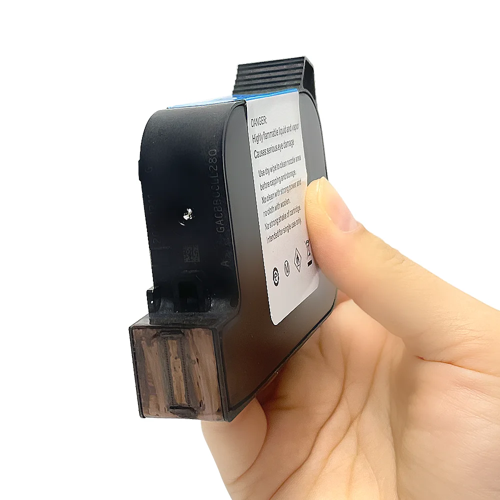 Willita 65ml Handheld Printer Ink Cartridge Fast Dry Eco Solvent 600DPI Print Height 25.4mm Inkjet Black |