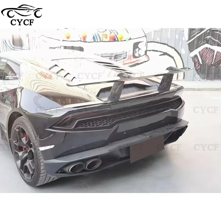 Для Lamborghini LP 580 610 заднее крыло из углеродного волокна задняя крышка спойлер