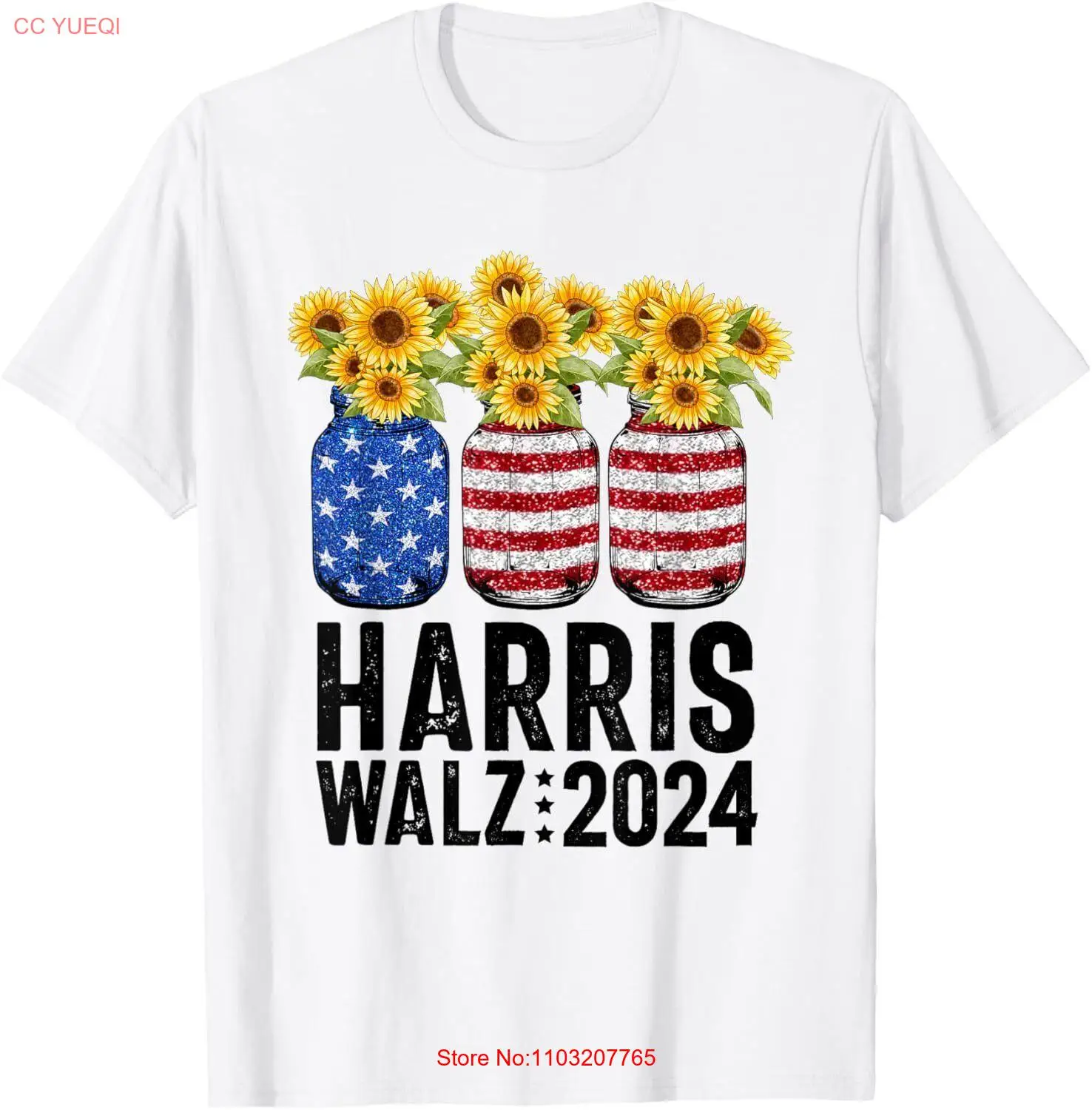 Футболка с американским флагом США в стиле ретро