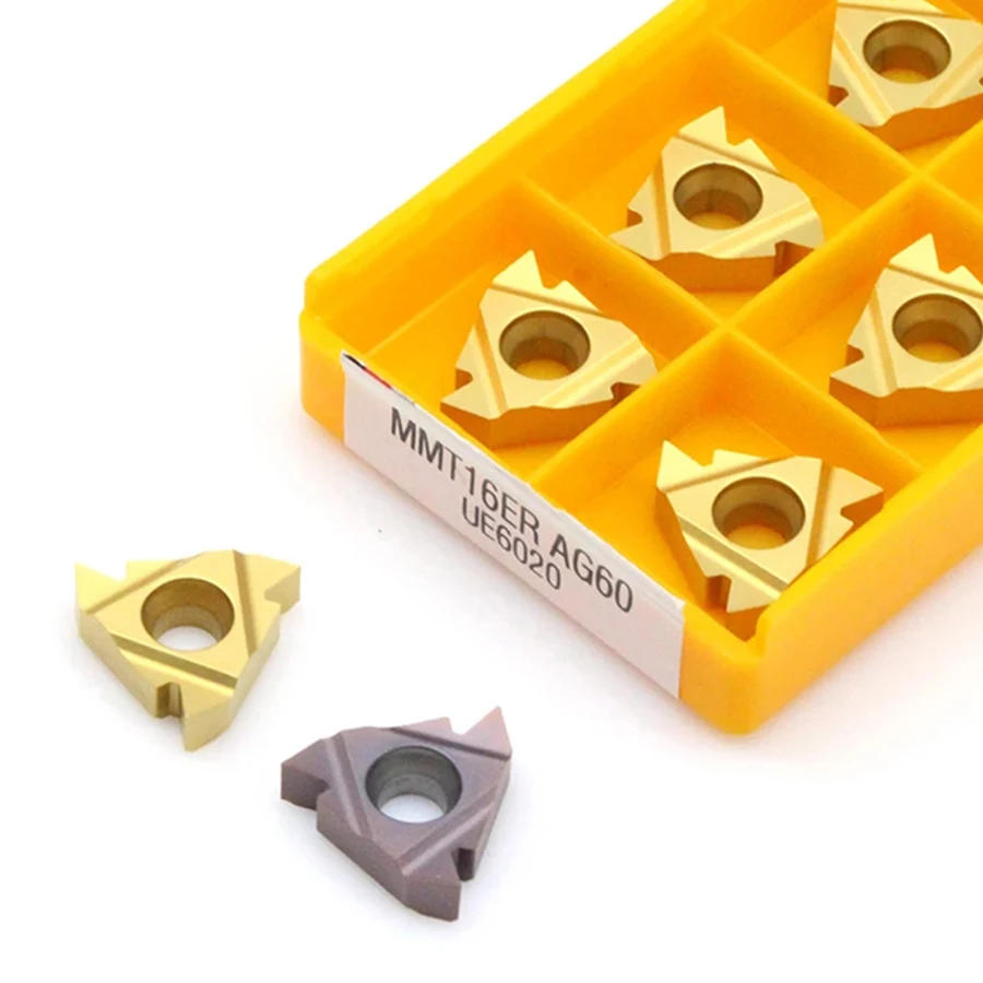 

MMT16IR/ER AG60 VP15TF UE6020 US735 Thread cutting carbide insert MMT 16ER AG60 CNC threaded blade turning blade turning tools