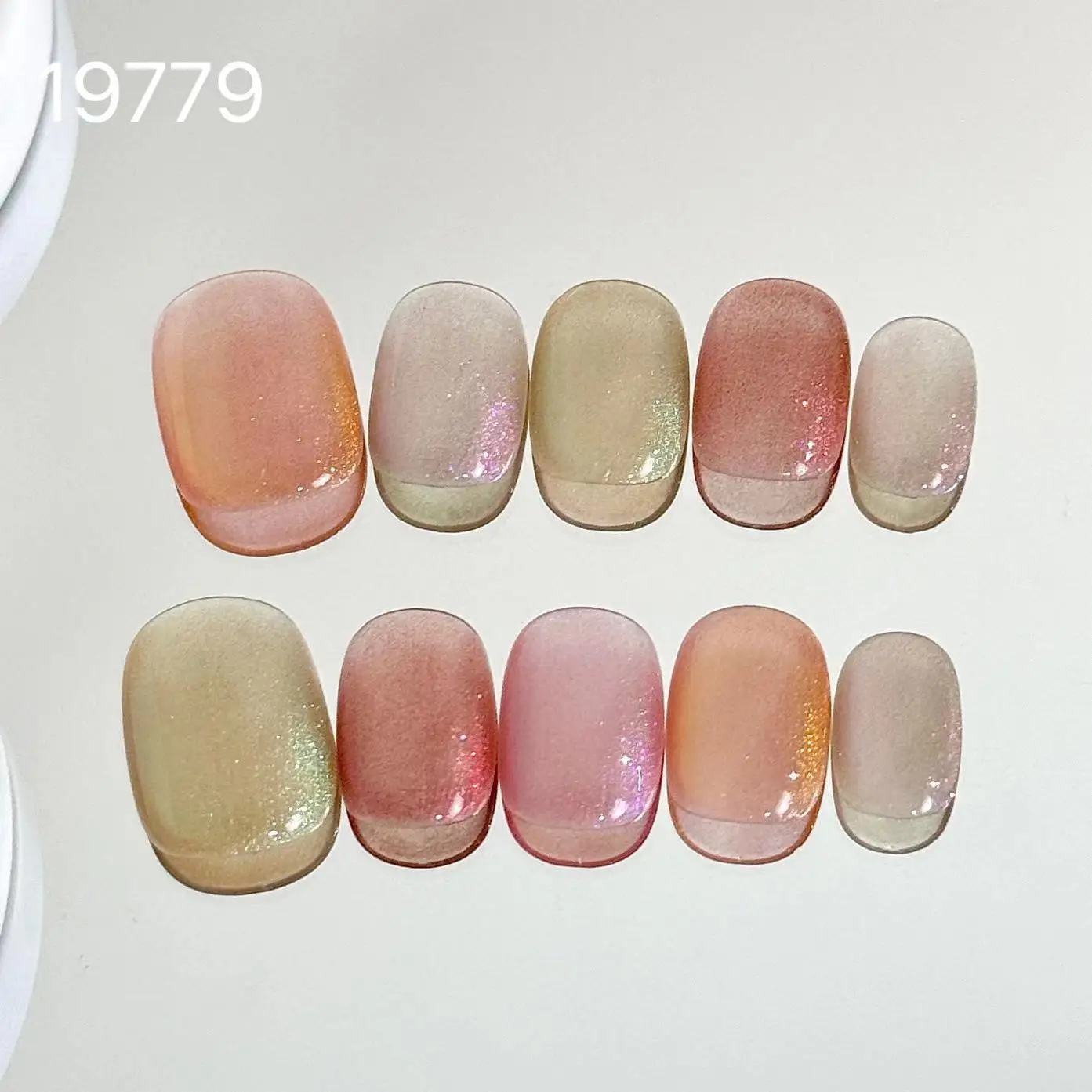 Emmabeauty Peach Sweet Rhinestone Высококачественный элегантный роскошный отбеливающий пресс