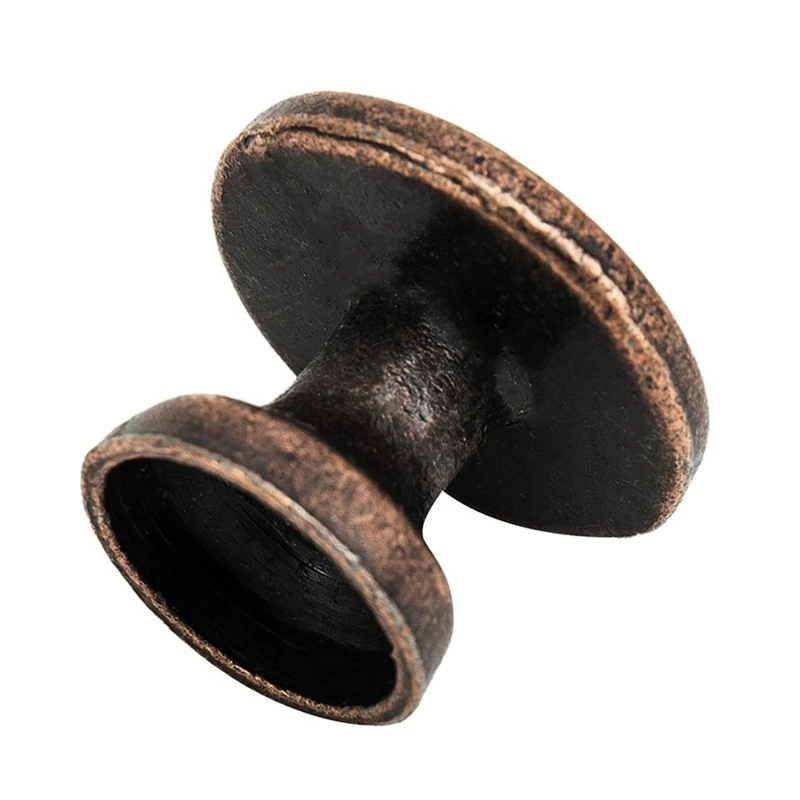 Винтажные медные ручки для кухонных шкафов и ящиков 25 мм (12 шт.)