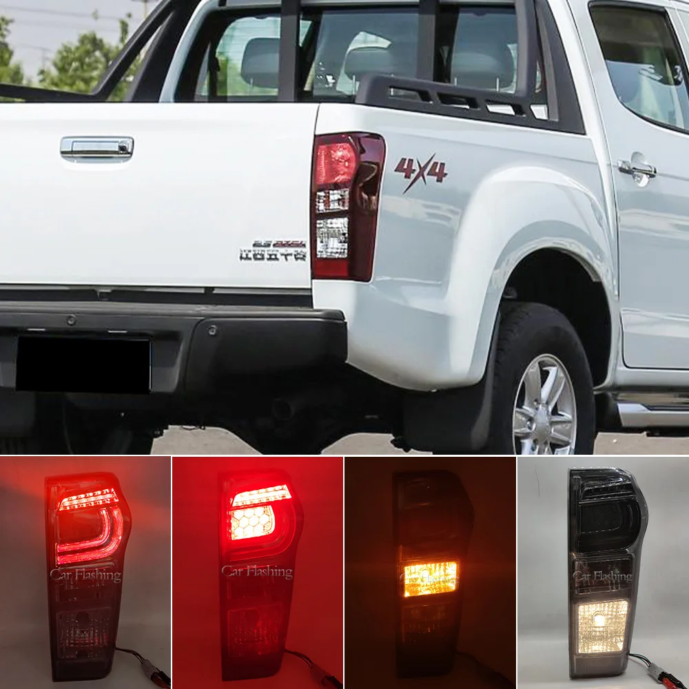 For Isuzu pickup truck DMAX Ruimai Lingtuo Thai version Hong Kong rear tail light assembly modification LED