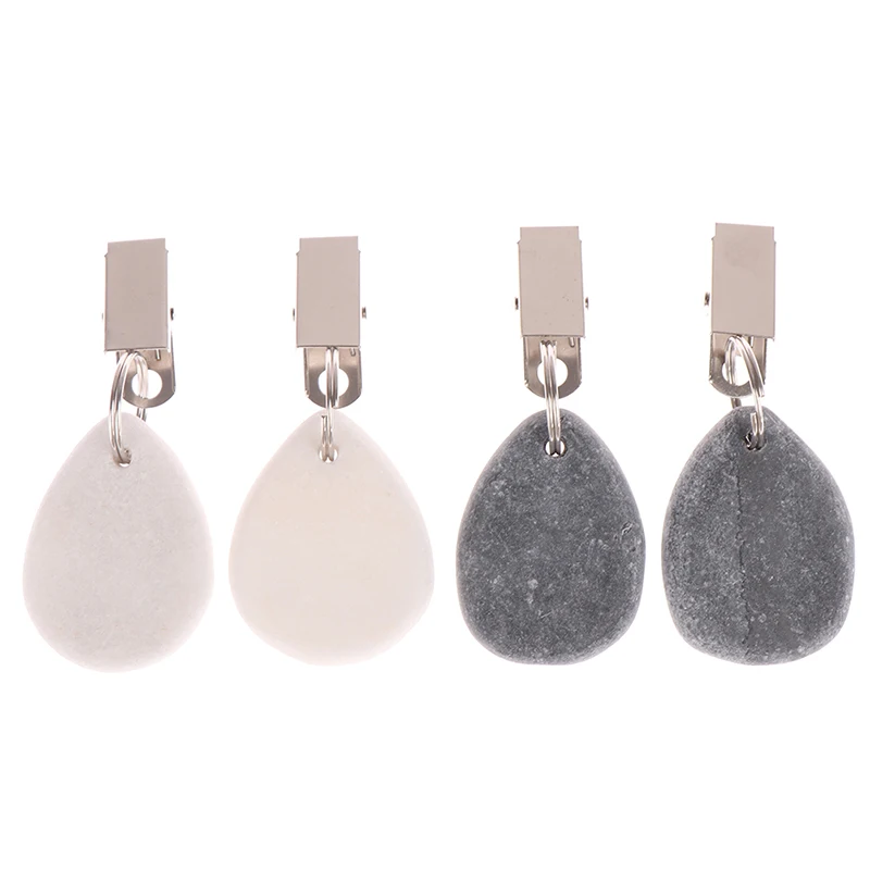 

Tablecloth Marble Weights Stainless Steel Metal Holder Clip Buckles DIY Hanging Cloth Home Decor