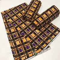 2021 new hot sale african wax fabric cotton material nigerian ankara block prints batik high quality sewing cloth