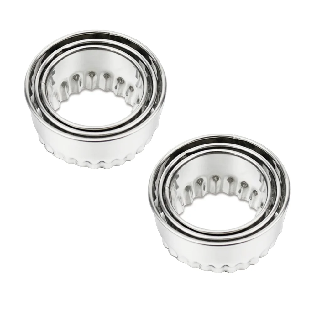 

Dumpling Pressmaker Mold Dough Set Steel Stainless Pastry Empanadas Bread Crust Wrappers Tool Mould Skin Dumplings Sandwich