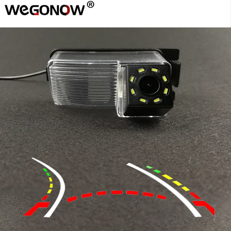 

HD Wireless Car CCD Rear Camera Fisheye 4 8 12 led dynamic Night For Nissan Geniss Livina GF-R 350Z 370Z Sentra Cube Versa