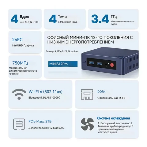 Beelink MINI S12 Pro Мини-ПК