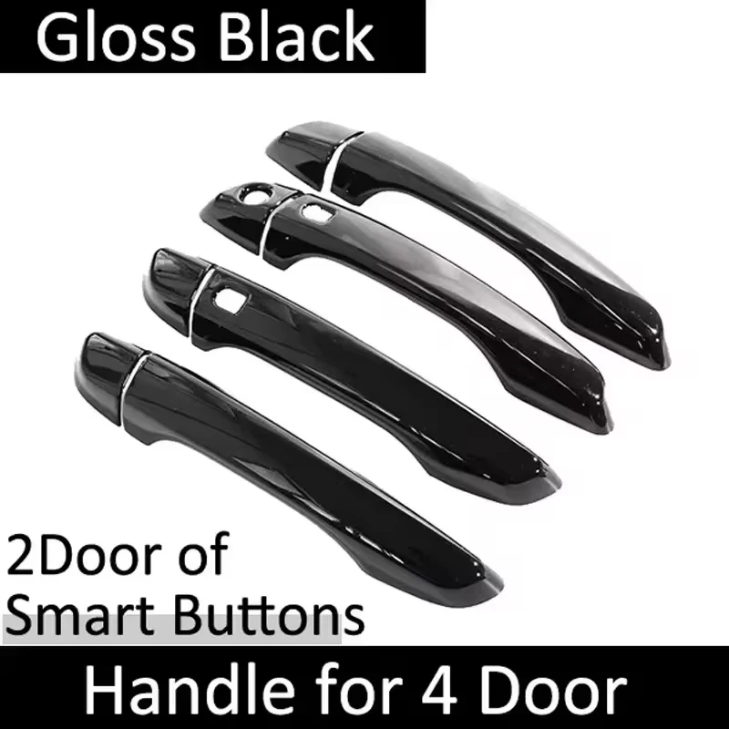 

Для Peugeot 308 S 2021 2020 2019 2018 2017, хромированные чехлы из углеродного волокна, внешние украшения, дверные ручки, автомобильные аксессуары с царапинами