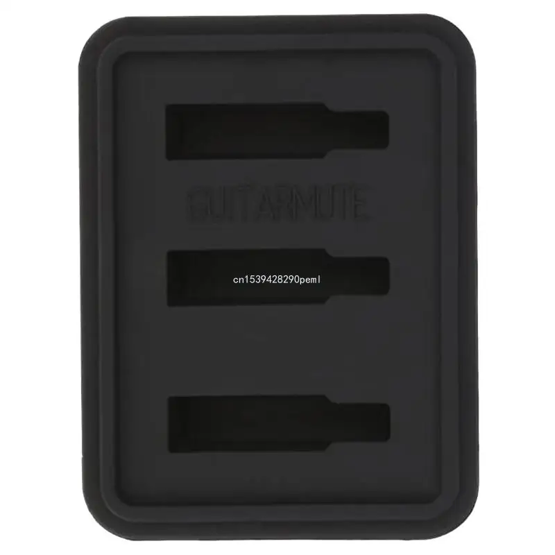

Black Color Silicone Guitar Mute 7.5x5.7cm/2.95x2.24inches