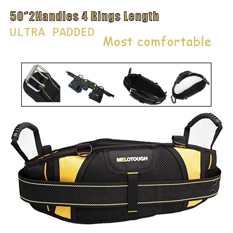 

Multifunctional Lumbar Support Breathable Lumbar Pad Lighten Load Tool Strap Bag Belt Electrician Tool Storage Holder Organizer