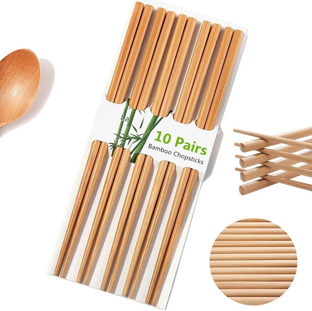 

Organic bamboo chinese stick Chop Sticks 10 pairs