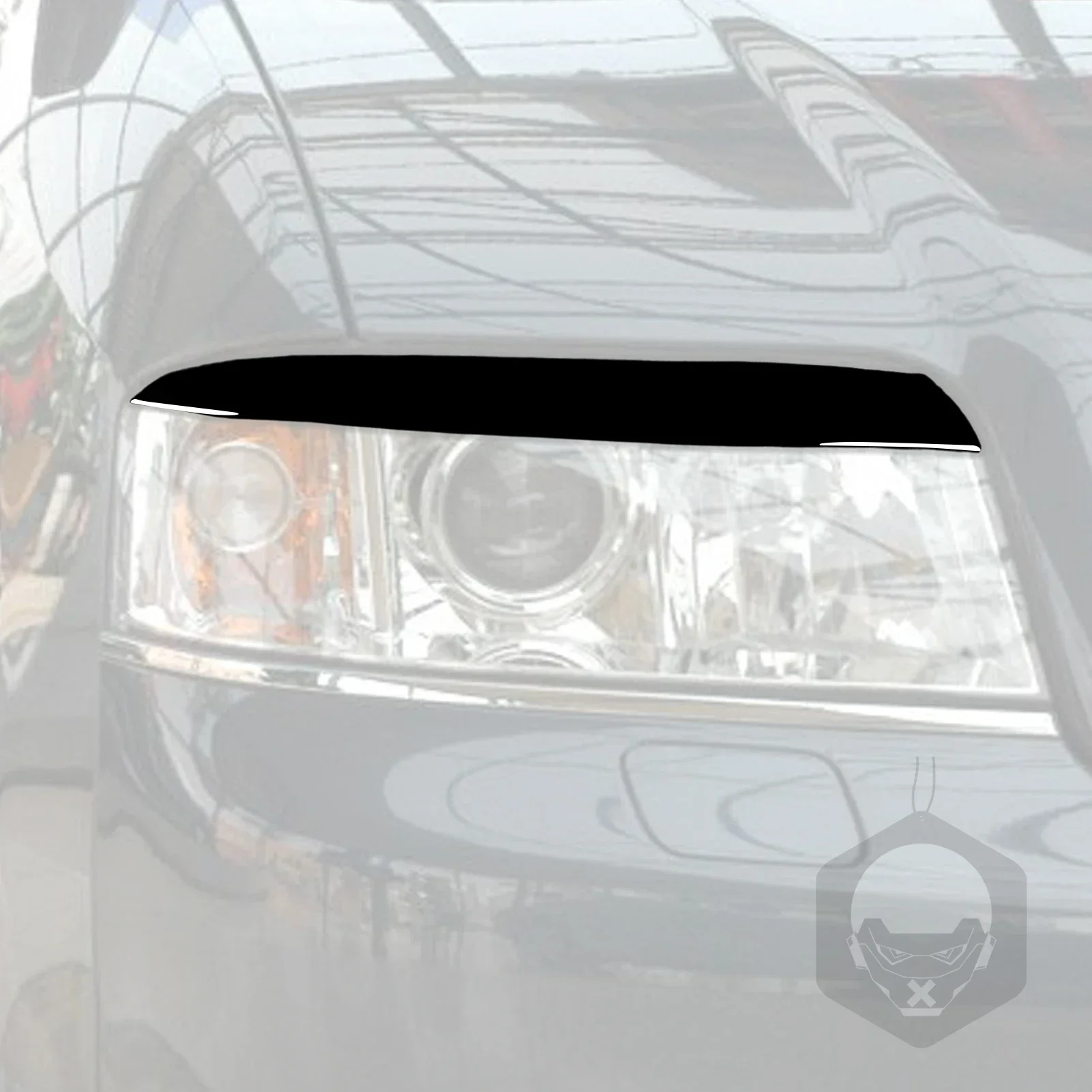 Для Audi A6 C6 4F 2004 2005 2006 2007 2008 2009 аксессуары 2 шт. фортепианно-черные автомобильные