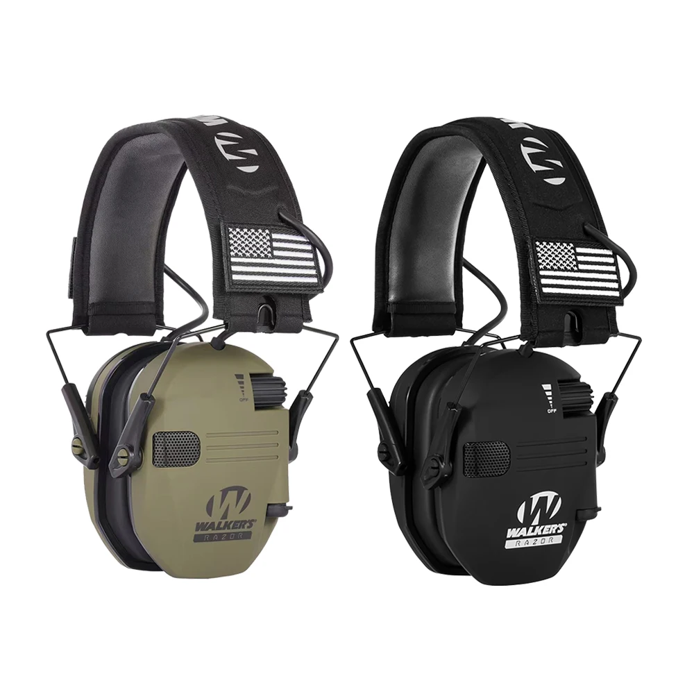 

2pcs Electronic Shooting Ear Protection Sound Amplification Anti-noise Earmuffs Professional Hunting Ear Defender Outdoor Sport